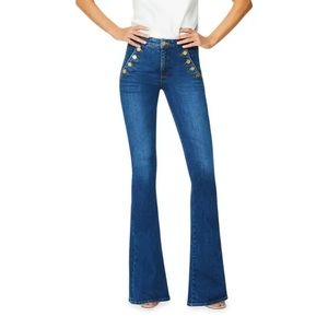 NWT Ramy Brook Helena Mid-Rise Flare Jean